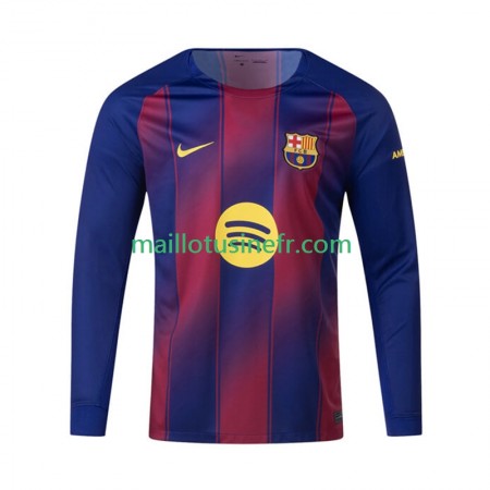 Maillot de Foot FC Barcelone Domicile 2025-26 Manches Longues Maillot de Foot FC Barcelone Domicile 2025-26 Manches Longues